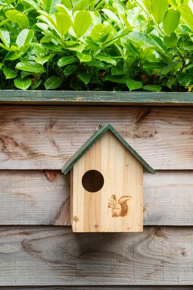 Lifetime Garden Eichhörnchen Futterhaus - Garten Zubehör - Nistkasten mit 3 Öffnungen - Inkl. Aufhän