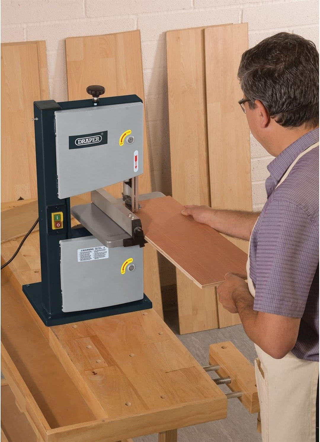 Draper 82756 Zwei-Rad-Bandsäge, 230 W, 250 V