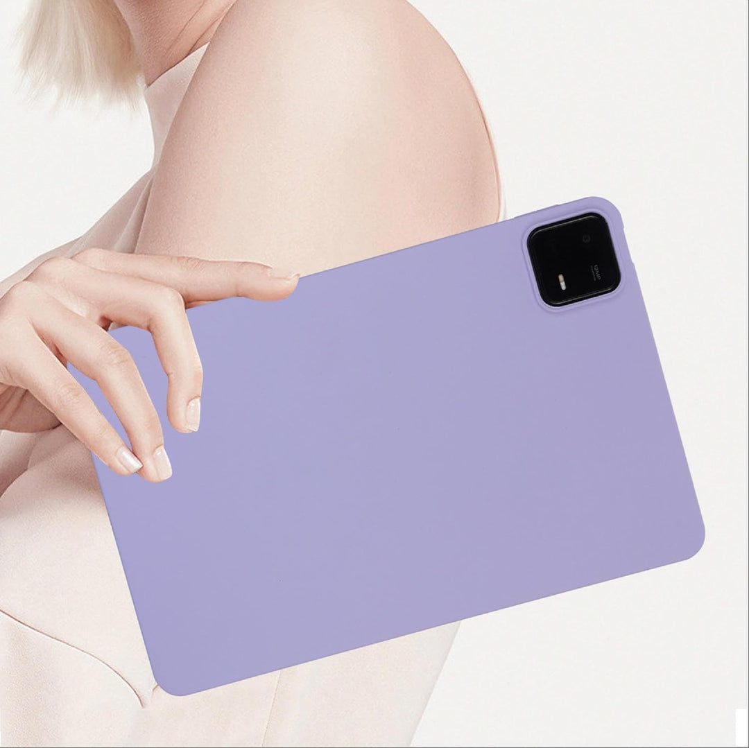 GIOPUEY Hülle für Redmi Pad SE, Weiche TPU-Rückschale, Ultra-schlank, Anti-Vibration und Anti-Rutsch