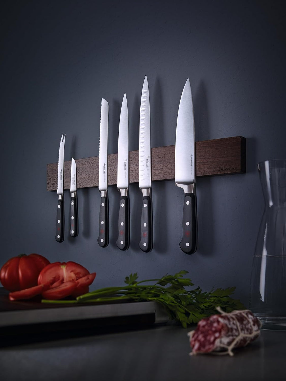 WÜSTHOF Classic Tomatenmesser 14 cm, Schwarz,silber 14 cm Tomatenmesser, 14 cm Tomatenmesser