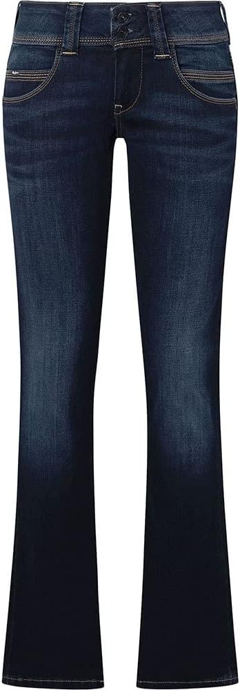 Pepe Jeans Damen Straight Leg VENUS 24W / 30L Blue (Denim-h06), 24W / 30L Blue (Denim-h06)