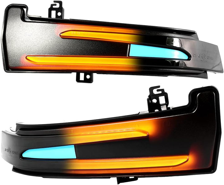 LIGHTDELUX Ersatz für LED Spiegelblinker Blinkleuchte Dynamisch Links Rechts Laufblinker mit Zulassu