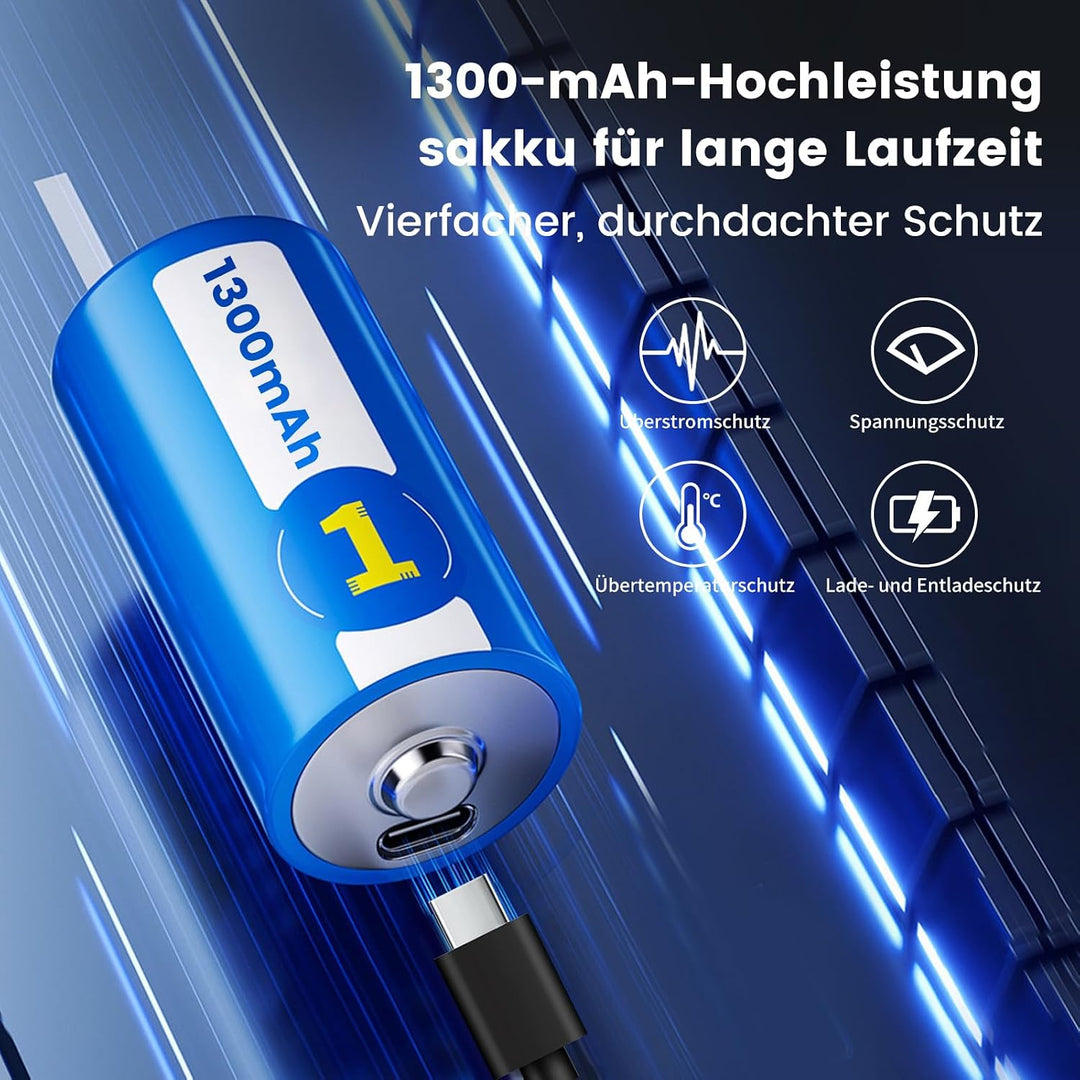 Mini Akkuschrauber 20 in 1, 4V Akkuschrauber klein, Elektrischer Schraubendreher, mit 4-Gang-Drehmom