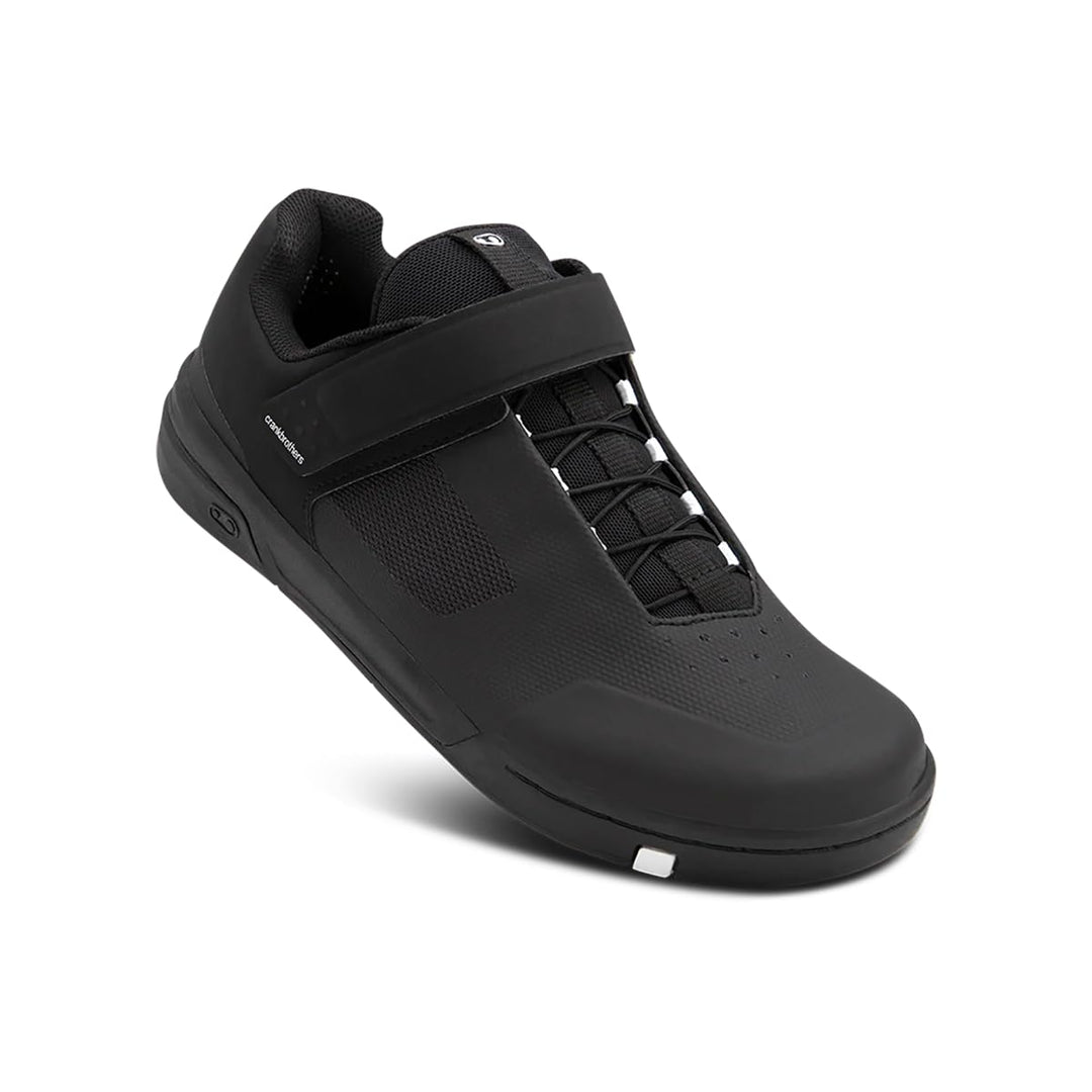 Crank Brothers Unisex Stamp Speed Lace Fahrradschuhe 43.5 EU Schwarz Weiss, 43.5 EU Schwarz Weiss