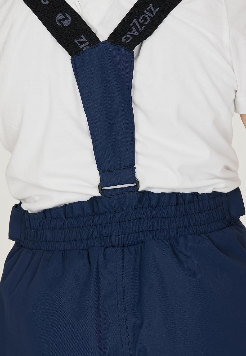ZIGZAG Kinder Whistler Skihose 'Provo' mit 10.000 mm Wassersäule Robuste Skihose mit Hosenträgern un