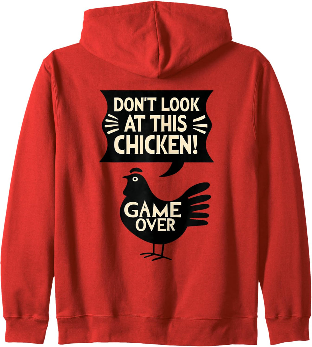 Dont look at this chicken, Game Over Nicht das Hühnchen Kapuzenjacke