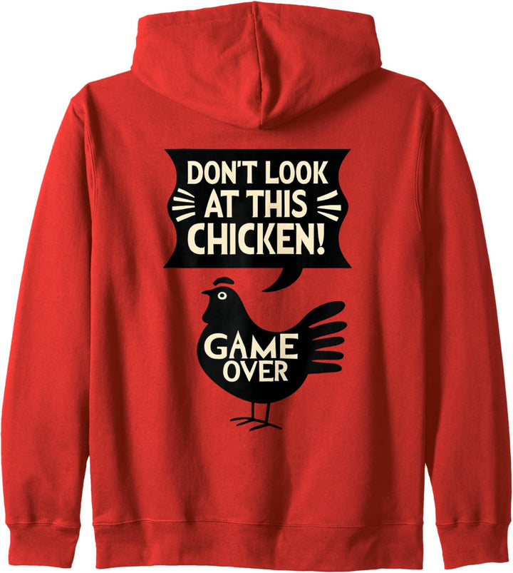 Dont look at this chicken, Game Over Nicht das Hühnchen Kapuzenjacke