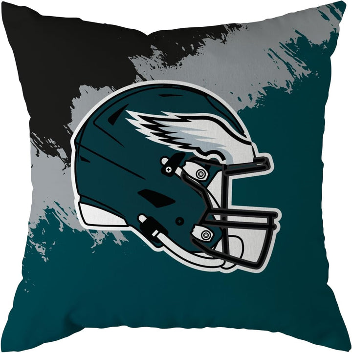 NFL Kissen Philadelphia Eagles Football Cushion Brush Pillow Sofakissen 50x50cm