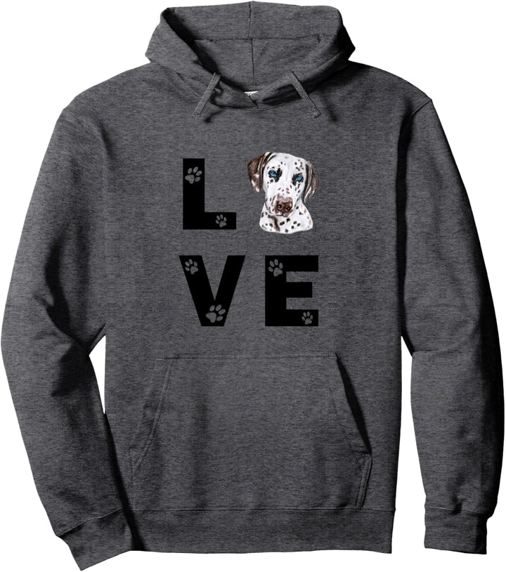 DALMATINER Hund Love Hundebesitzer Geschenk Pullover Hoodie