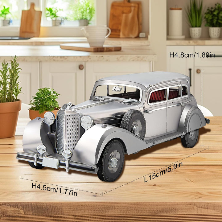 Piececool 3D Puzzle Metall Luxus kugelsichere Limousine, 3D Metall Puzzle Fahrzeug 770K, Modell Auto