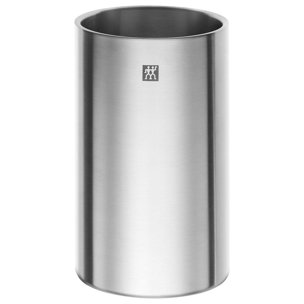 ZWILLING Sommelier, doppelwandiger Weinkühler, 21.6 x 11 x 19 cm, Silber Single, Single