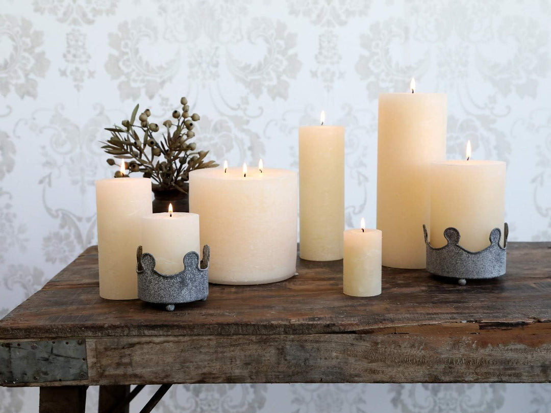 Chic Antique Macon rustikale Stumpenkerze versch.Farben und Grössen Kerze Antik NEU Altarkerzen 100%