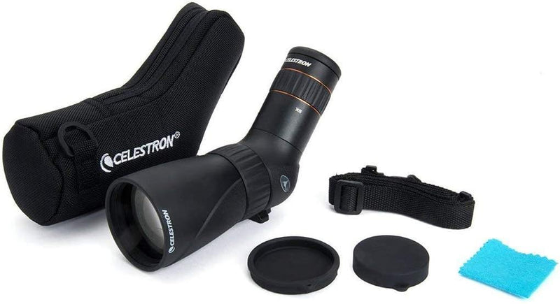 Celestron 52310 Hummingbird Mikro-Spektiv, 9- bis 27-fache Vergrösserung, BaK-4 Prismenglas, Schwarz