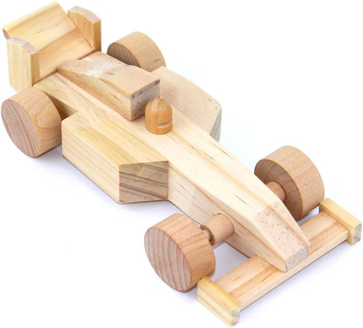 EDUPLAY Holz Rennauto zum Basteln 10er Set 10 Stück, 10 Stück