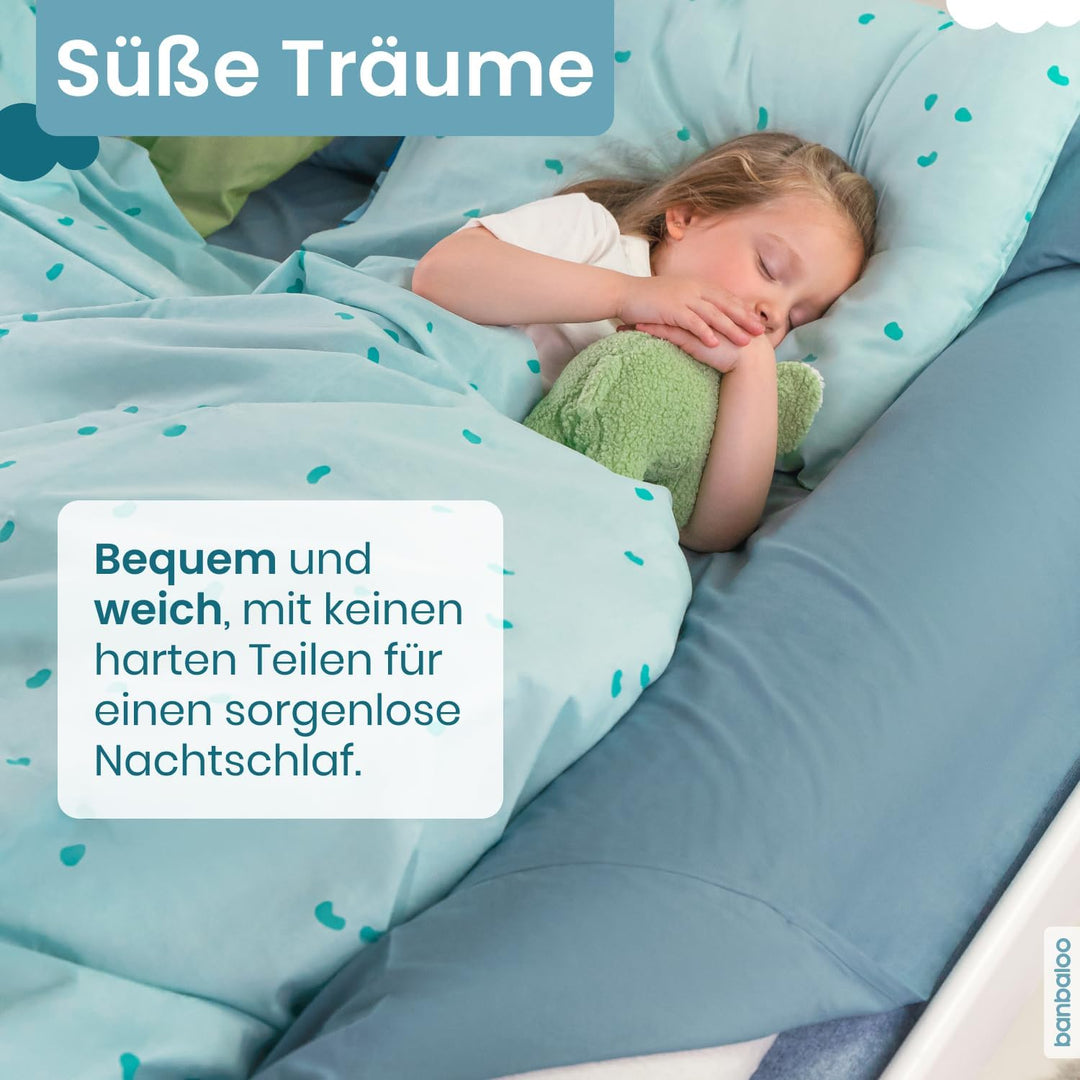 BANBALOO MAX- Sicherheitsbarriere für Kinderbetten Absturzsicherung für Kinder/Rutschfestes Schaumst
