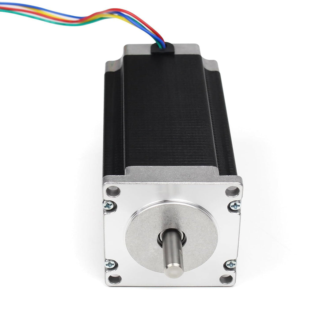 RATTMMOTOR Schrittmotor 3 Stück Nema 23 Stepper Motor, Doppelwelle 4 Drähte Stepping Motor 2.8Nm (42