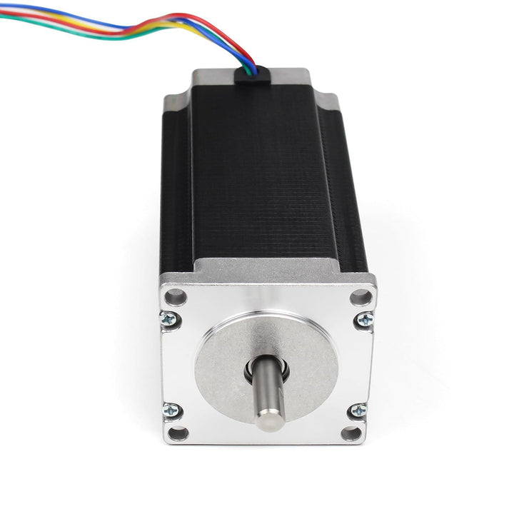 RATTMMOTOR Schrittmotor 3 Stück Nema 23 Stepper Motor, Doppelwelle 4 Drähte Stepping Motor 2.8Nm (42