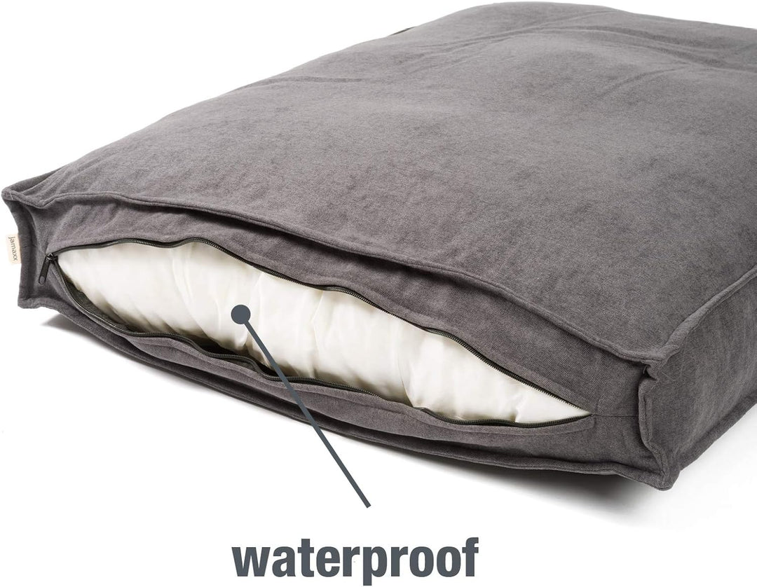 JAMAXX Premium Hundekissen Orthopädisch Weich Memory Foam, Waschbar, Nässeschutz Wasserabweisend - D