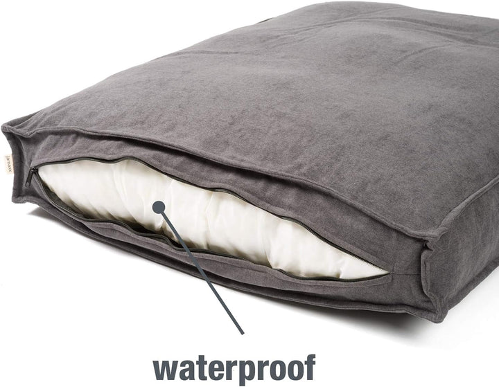 JAMAXX Premium Hundekissen Orthopädisch Weich Memory Foam, Waschbar, Nässeschutz Wasserabweisend - D