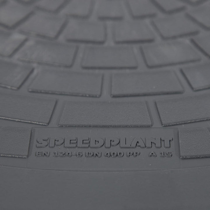 Schachtverlängerung kg Rohr dn 400 1m - Schachtabdeckung Kunststoff Kanaldeckel Grau - Sickerschacht