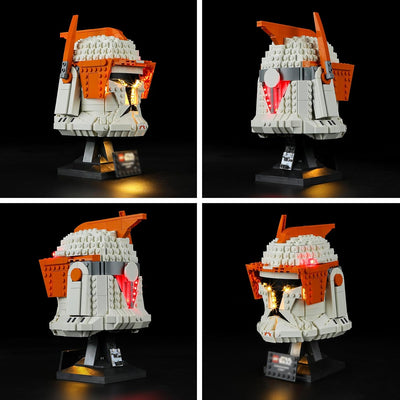 BRIKSMAX 75350 Led Licht für LEGO Clone Commander Cody Helm - Compatible with Lego Star Wars Baustei