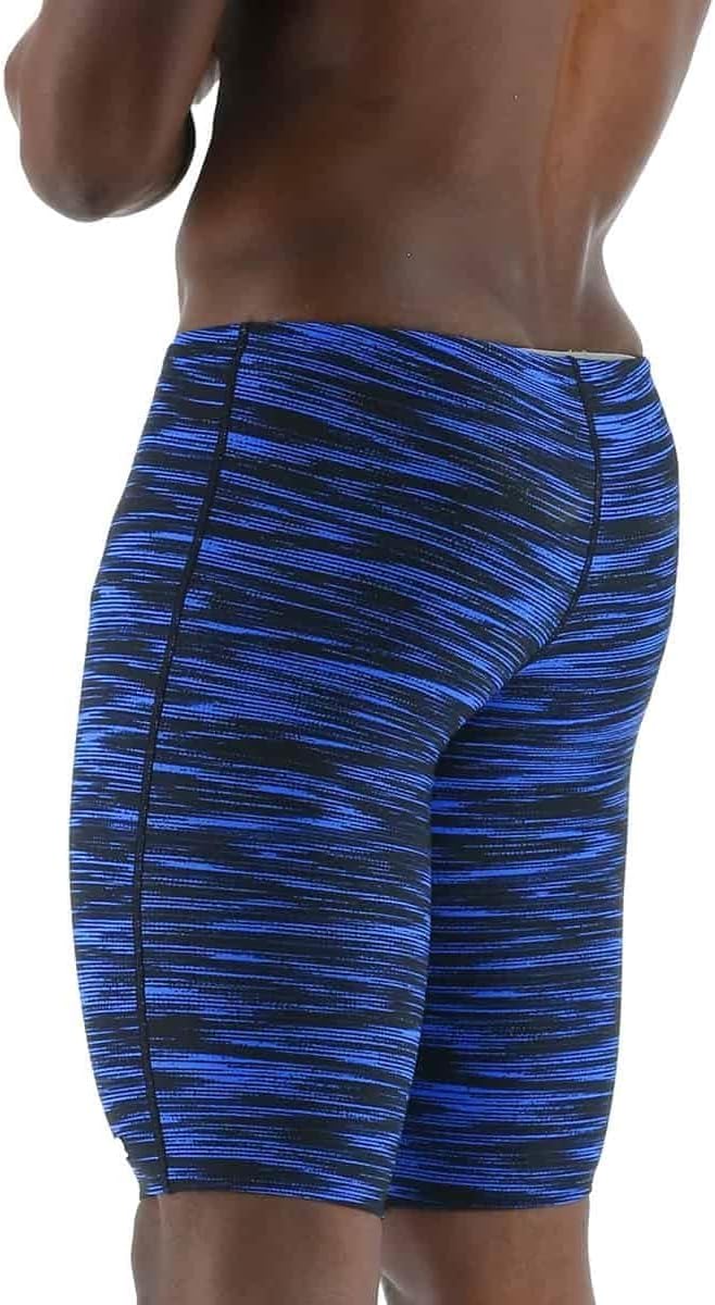 TYR Herren Durafast Elite Athletic Jammer Badeanzug Badehose 36 Blue Fizzy, 36 Blue Fizzy