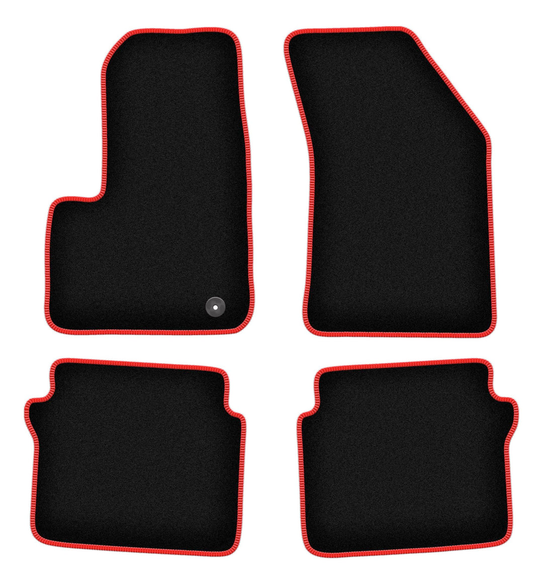 Velours Fussmatten 4-TLG Set passend für Chrysler Sebring III (2007-2010) | Qualität: LUX – Massgena