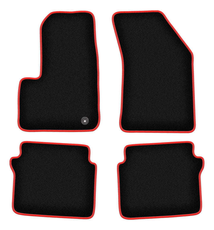 Velours Fussmatten 4-TLG Set passend für Chrysler Sebring III (2007-2010) | Qualität: LUX – Massgena