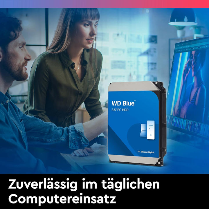 WD Blue 1TB Interne Festplatte (8,9 cm (3,5 Zoll)), SATA 6 Gb/s BULK WD10EZEX 1TB 3.5", 1TB 3.5"