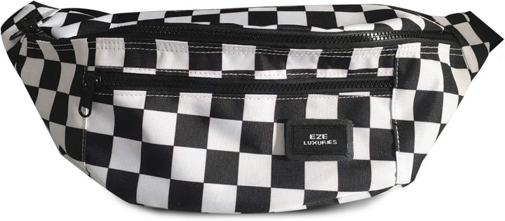 FANDARE Bauchtasche Hüfttasche Brusttasche Gürteltasche Sling Chest Bag für Herren Damen Schultertas