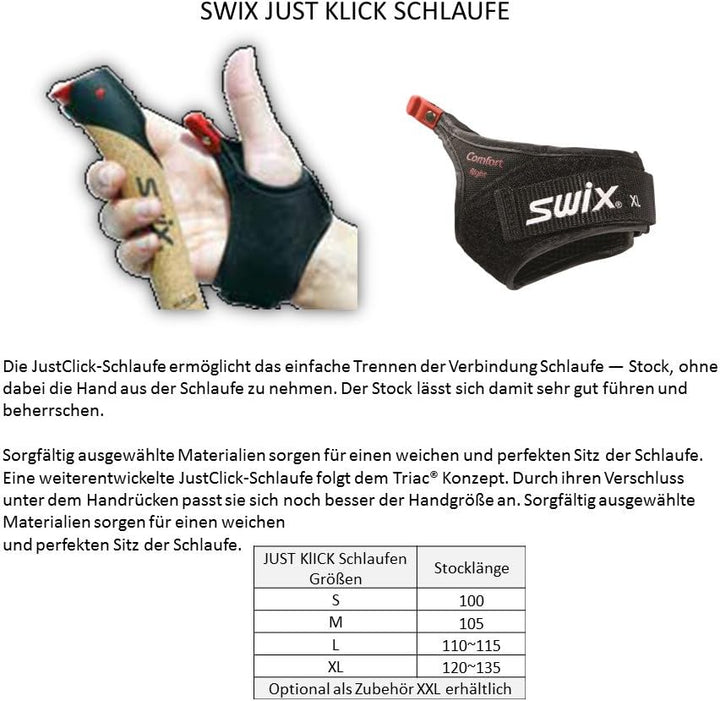 Swix CT3 Nordic Walking Stock Composite Premium 1 Paar weiss 120 cm, weiss 120 cm