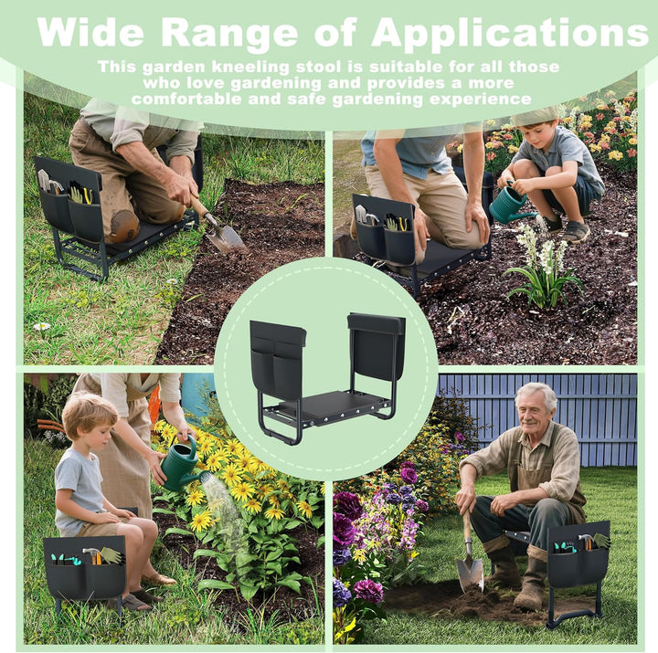 Garten Kniebank Gartenhocker für Arbeiten Gartenarbeit klappbar Arbeitshocker Sitzbank Gartenarbeit