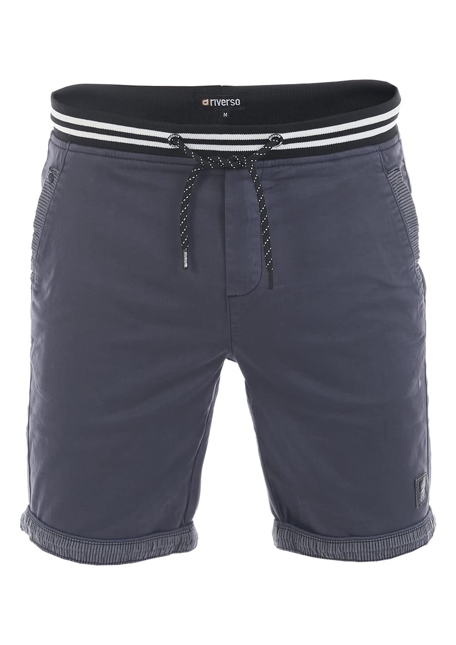 riverso Herren Shorts RIVMichel Kurze Bermuda Hose Regular Fit Sommer Sport Strand Shorts Tunnelzug