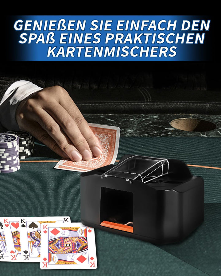 Geräuscharmer Kartenmischmaschine Elektrische, Kartenmischer Mit 3000mAh Akku, Mischmaschine Karten