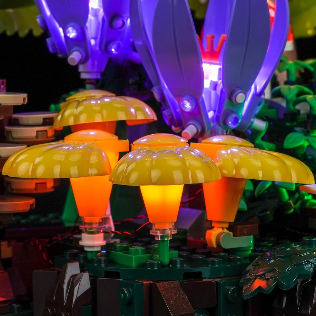 LocoLee Licht Kit kompatibel mit Lego Waldpilze, (kein Modell, nur Licht) Dekorative Beleuchtung Set