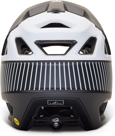 Fox Enduro MTB-Helm Proframe RS Mash - Schwarz/Weiss Schwarz L, Schwarz L