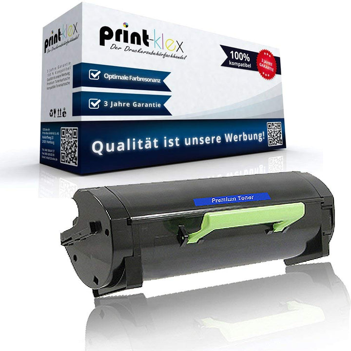 Print-Klex Tonerkartusche kompatibel für Lexmark MX317dn MX417de MX517de MX617de 51B2000 Schwarz Bla