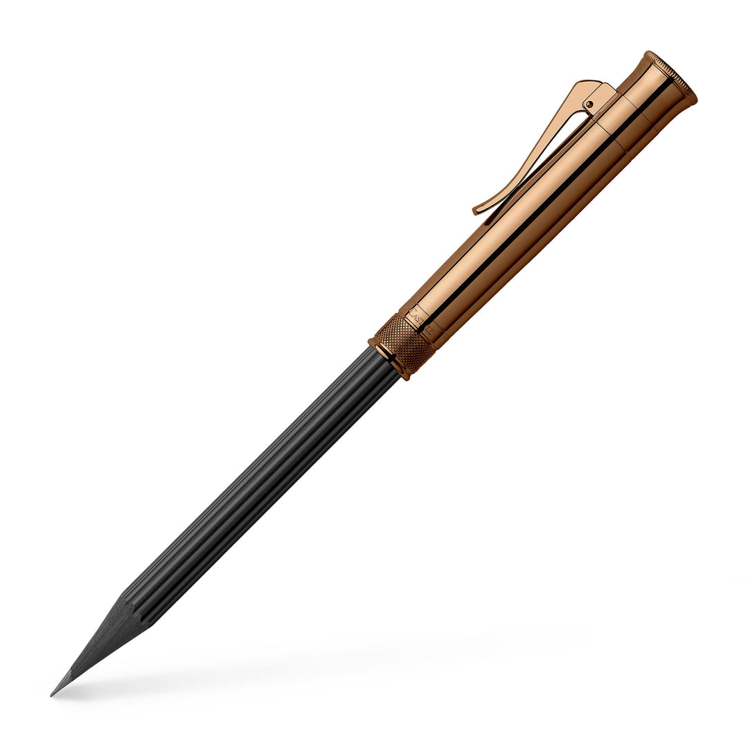 Graf von Faber Castell der Perfekte Bleistift Brown Edition, B Mine, inklusive Spitzer und Radiergum
