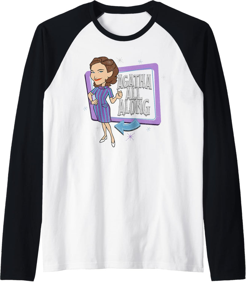 Marvel WandaVision Agatha All Along Retro Raglan