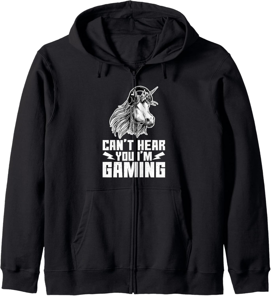 Gaming Einhorn für Mädchen, die gerne Videospiele spielen Kapuzenjacke