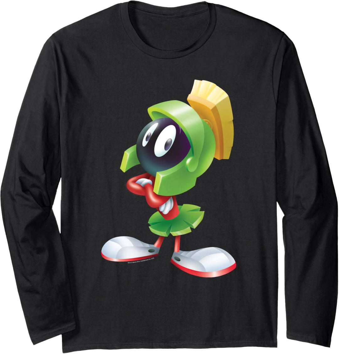 Looney Tunes Marvin the Martian Airbrushed Langarmshirt