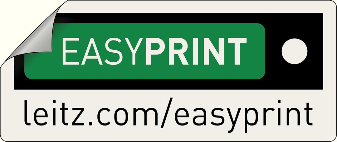 Leitz PC-beschriftbare Rückenschilder selbstklebend für Standard- und Hartpappe-Ordner, 400 Stück, K