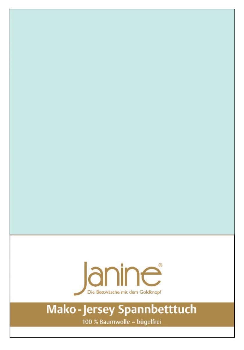 Janine Spannbetttuch 5007 Mako Jersey 140/200 bis 160/200 cm morgennebel Fb. 22 140/200 cm - 160/200