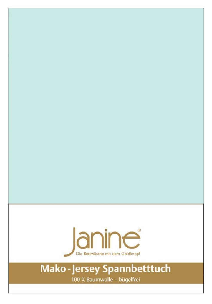 Janine Spannbetttuch 5007 Mako Jersey 140/200 bis 160/200 cm morgennebel Fb. 22 140/200 cm - 160/200