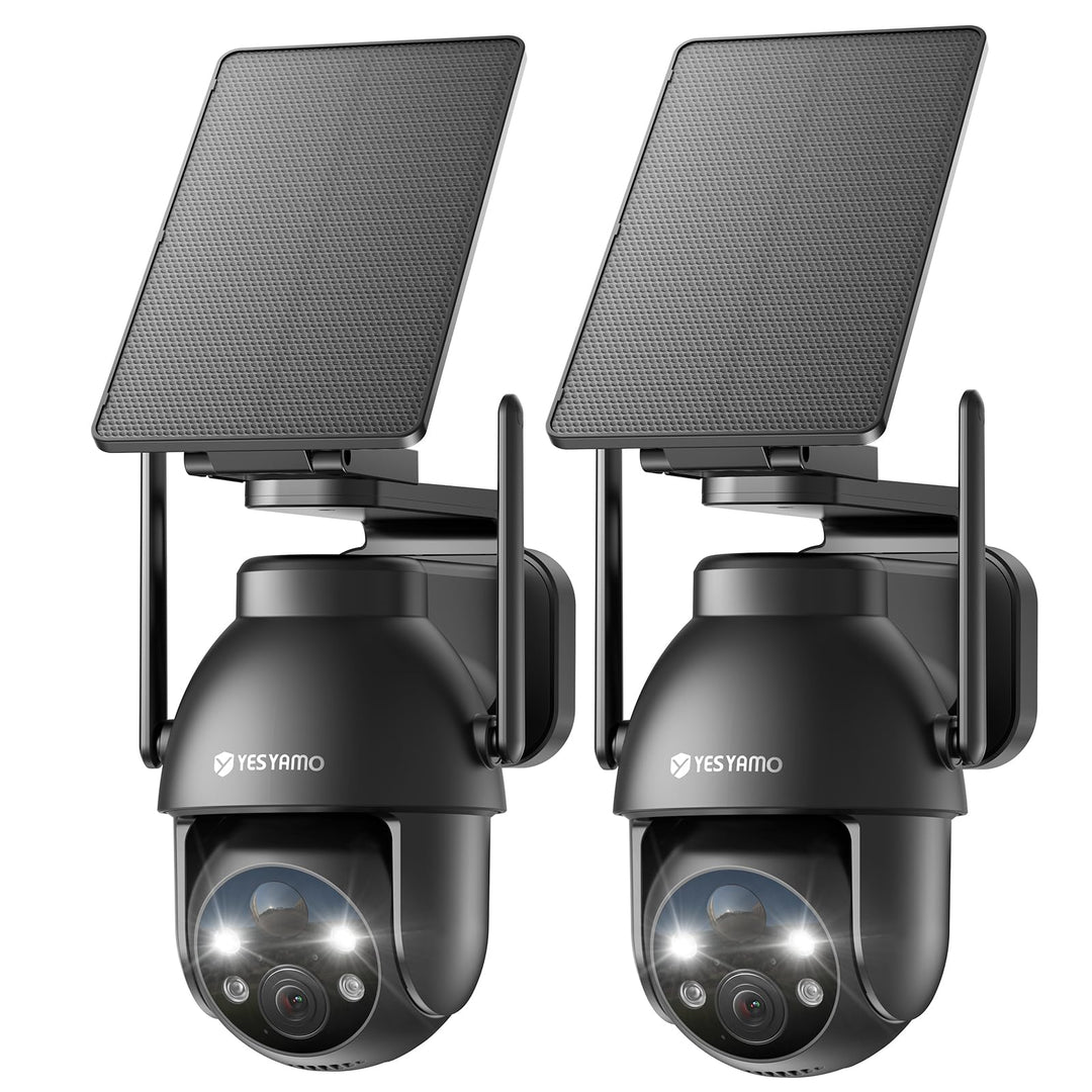 2K Überwachungskamera, WLAN, für den Aussenbereich, kabellos, Solar, 2,4 GHz, Solar-Kamera für den A