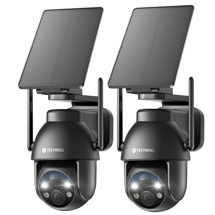 2K Überwachungskamera, WLAN, für den Aussenbereich, kabellos, Solar, 2,4 GHz, Solar-Kamera für den A