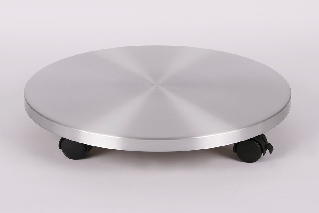 Möbelroller/Pflanzenroller (Profi) Ø 46 cm, ALU, 100kg, Bürorollen + Bremse, Marke: Szagato, Made in