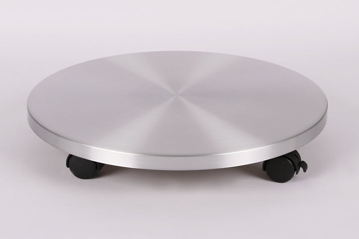 Möbelroller/Pflanzenroller (Profi) Ø 46 cm, ALU, 100kg, Bürorollen + Bremse, Marke: Szagato, Made in
