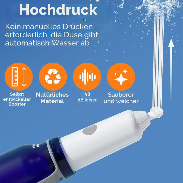BIGCOW Tragbare Bidet mit 3 Sprühmodi | Elektrische Po Dusche | IPX7 Wasserschutz &amp; Druckregulierung