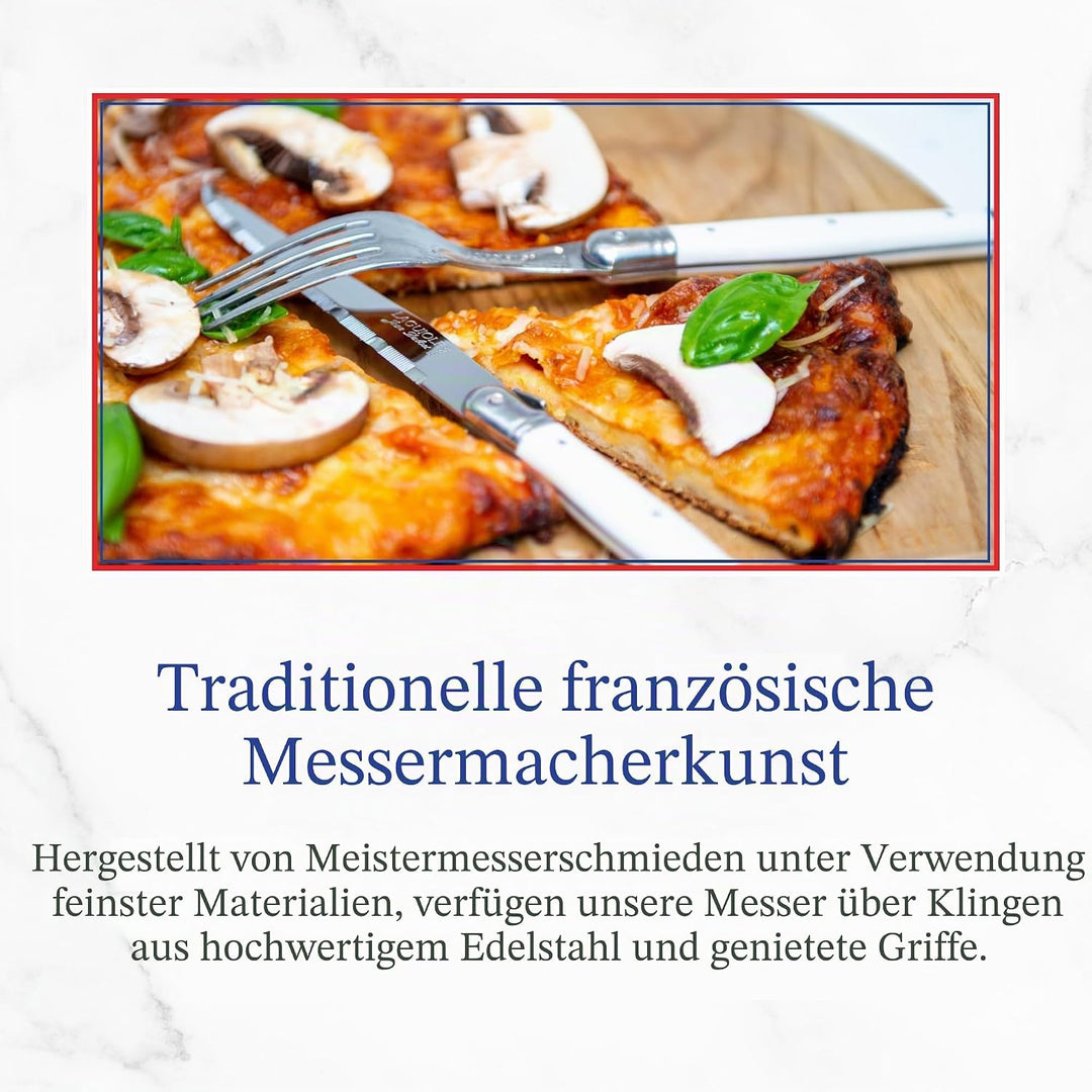 Laguiole Jean Dubost 07/13152 Besteckset, 24-teilig, farblich Sortiert, Modell nach Lager Mehrfarbig